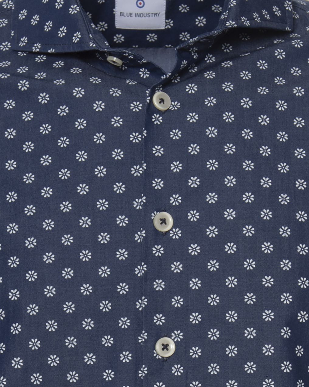 Blue Industry Casual Overhemd LM