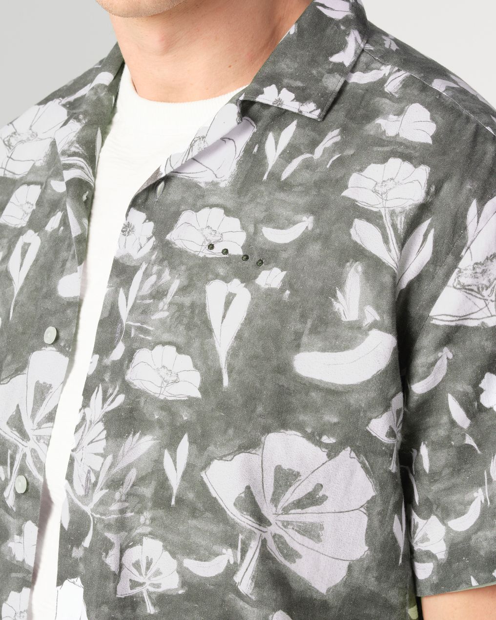 J.C. RAGS Elvis Floral Casual Overhemd KM