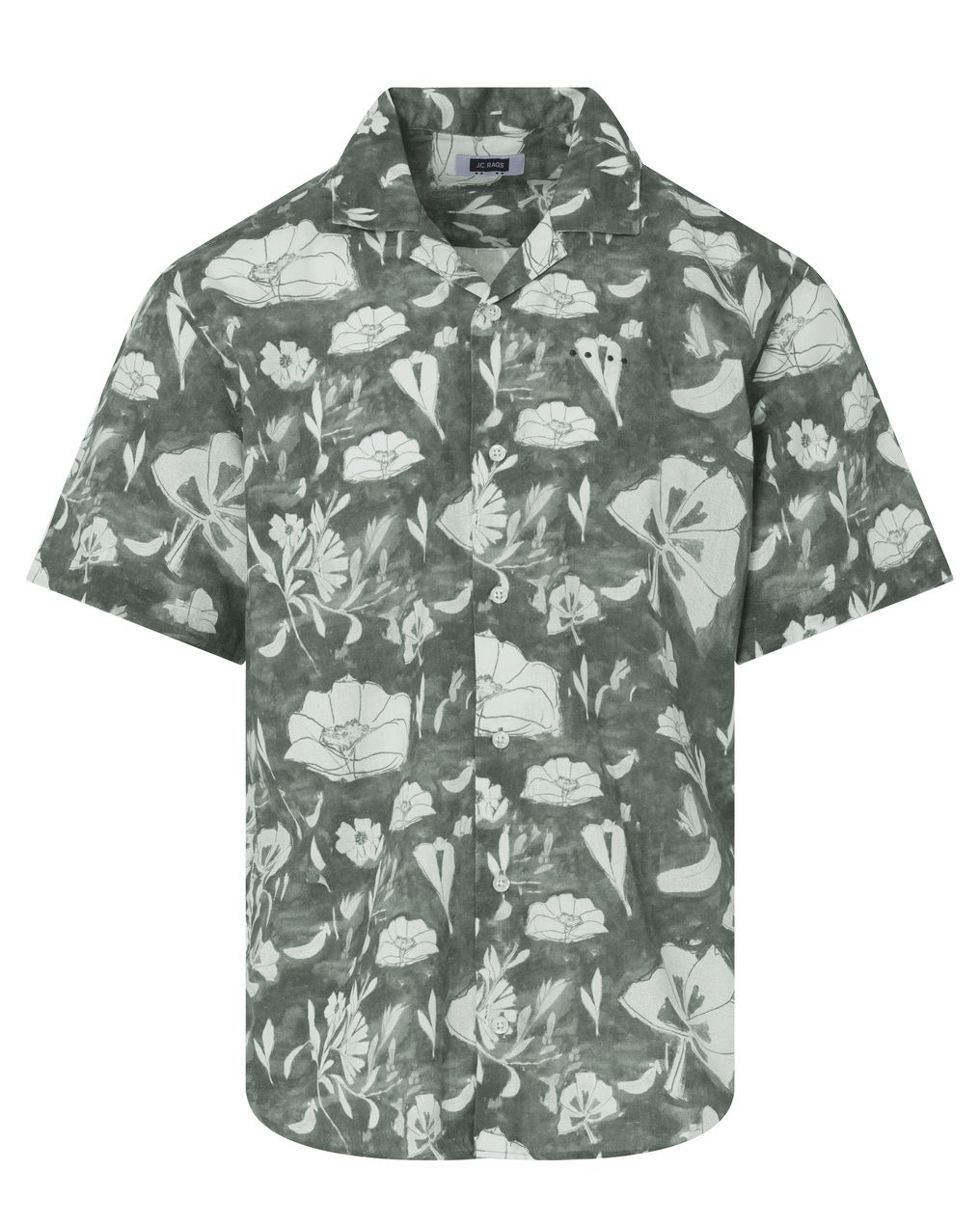 J.C. RAGS Elvis Floral Casual Overhemd KM
