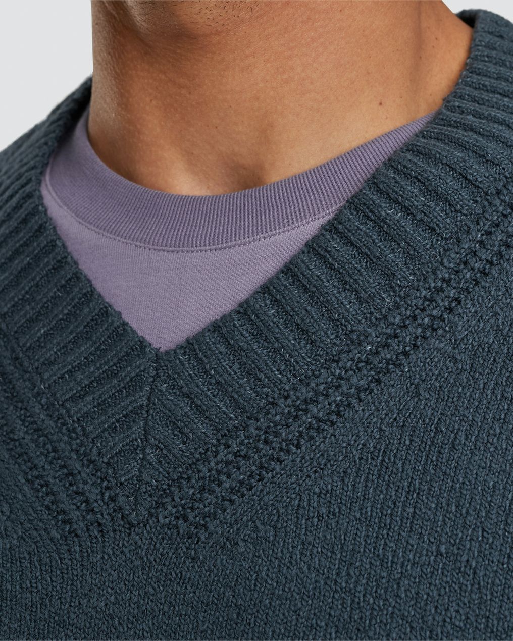 Cast Iron Trui V-hals