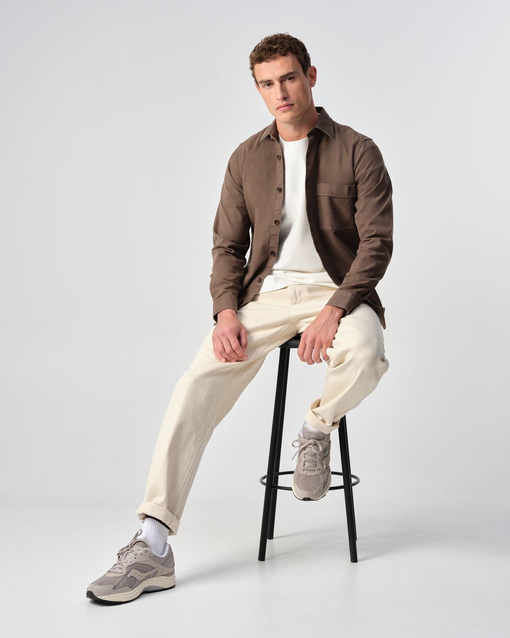 J.C. RAGS Casual Overhemd LM