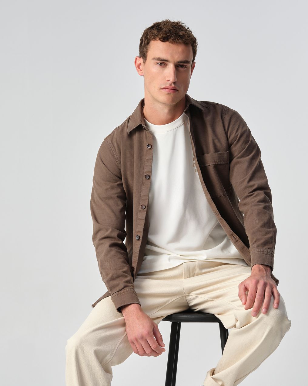 J.C. RAGS Casual Overhemd LM