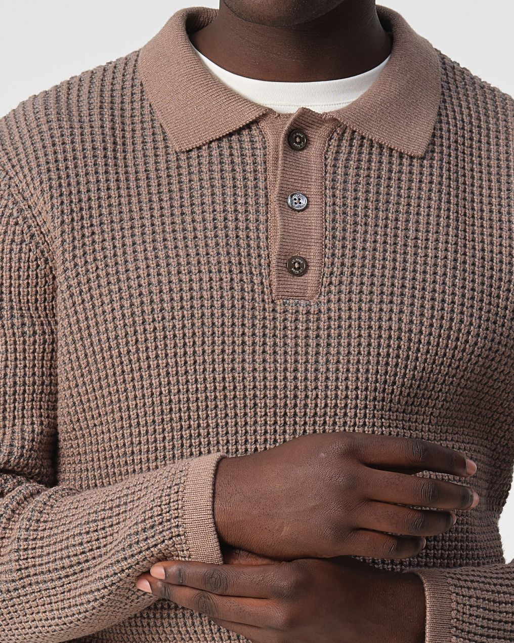 J.C. RAGS Polo Lange mouw