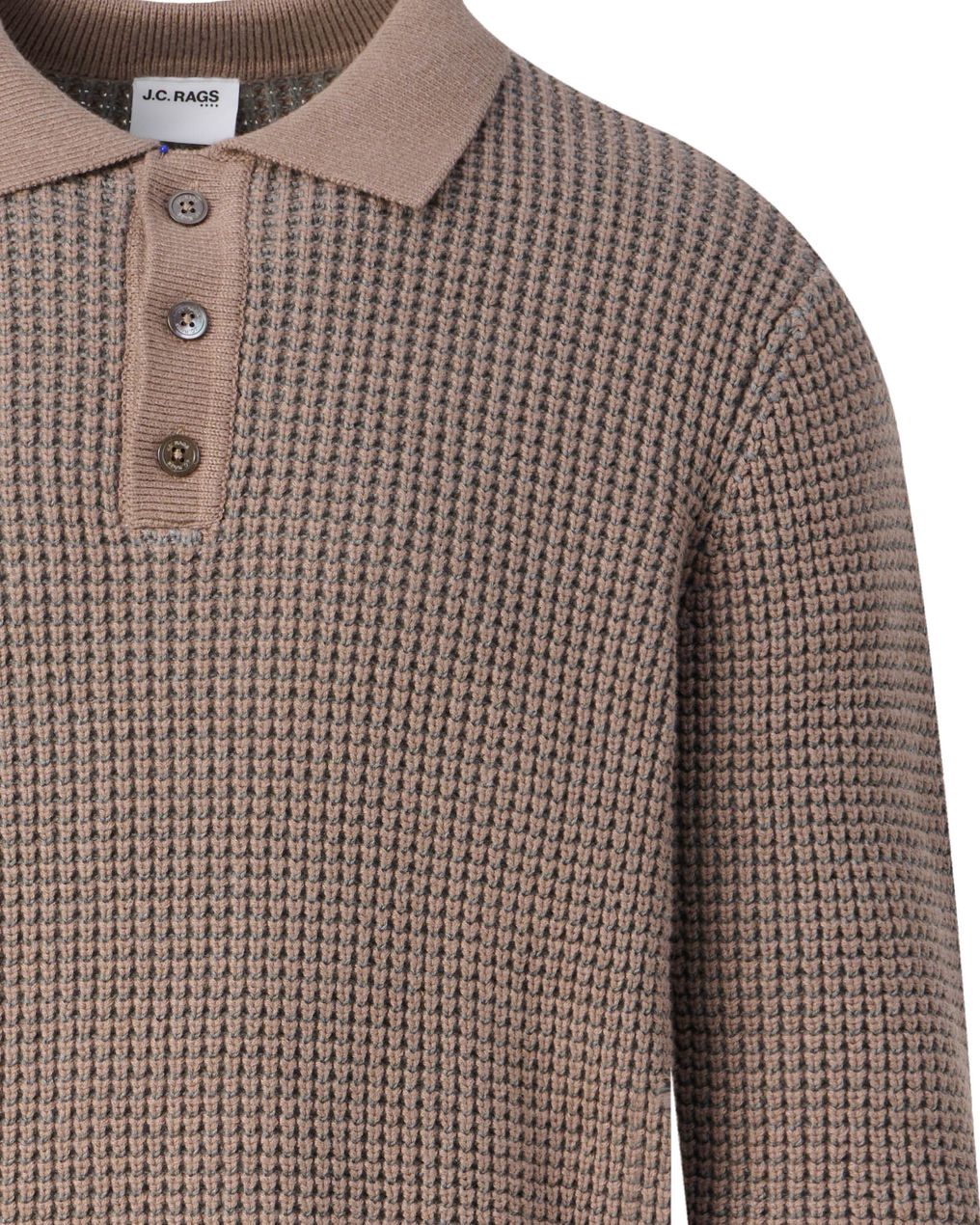 J.C. RAGS Polo Lange mouw