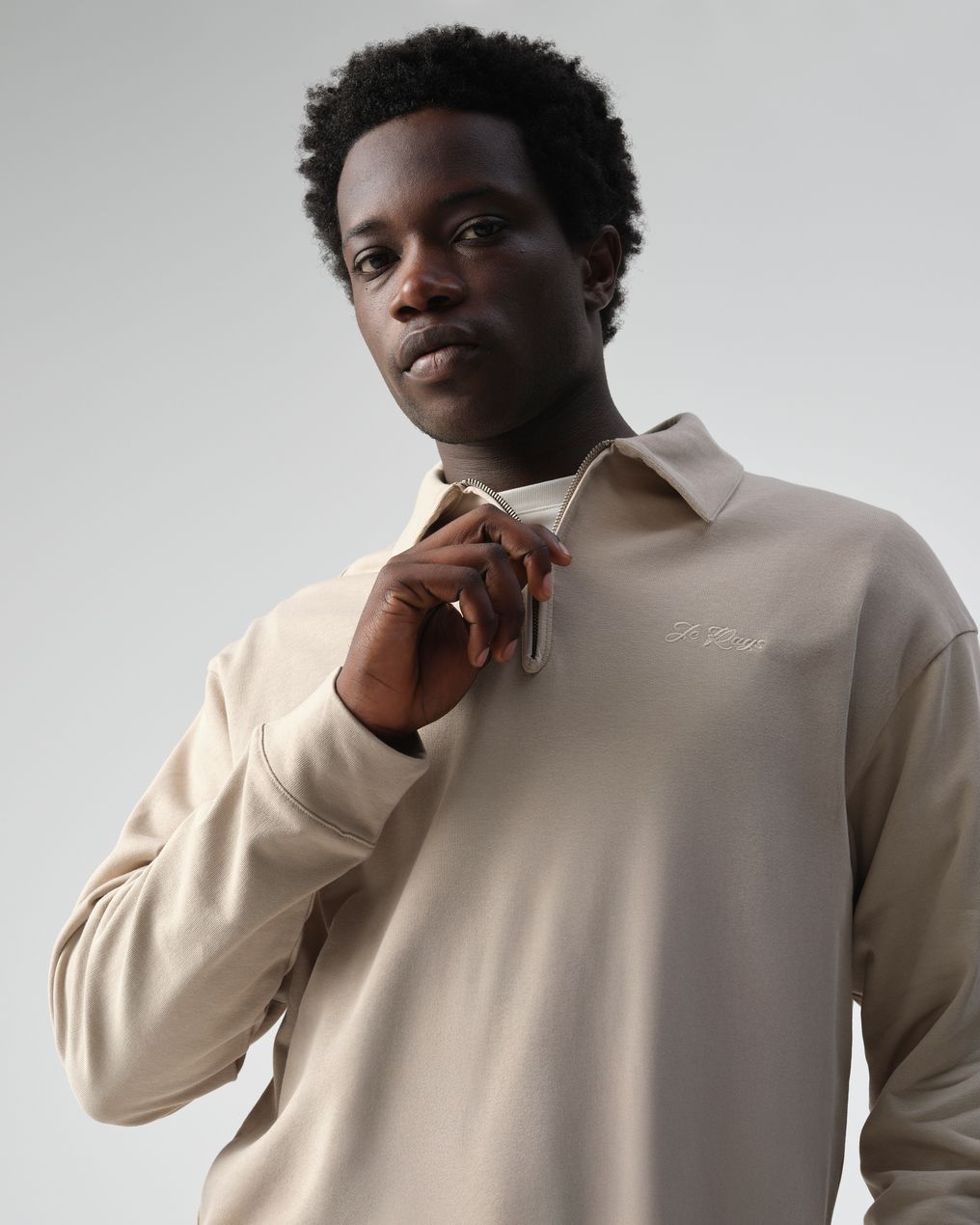 J.C. RAGS Polo Lange mouw