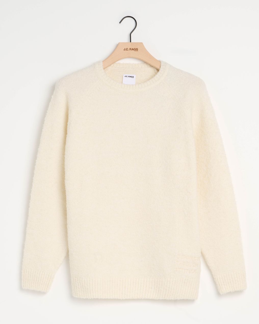 J.C. RAGS Buck Trui ronde hals