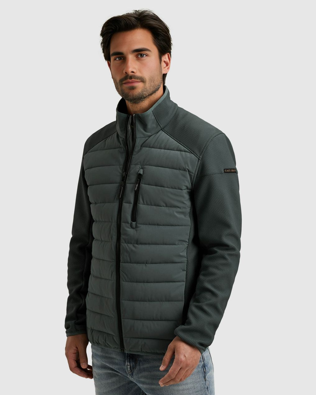 Cast Iron Gewatteerde jas