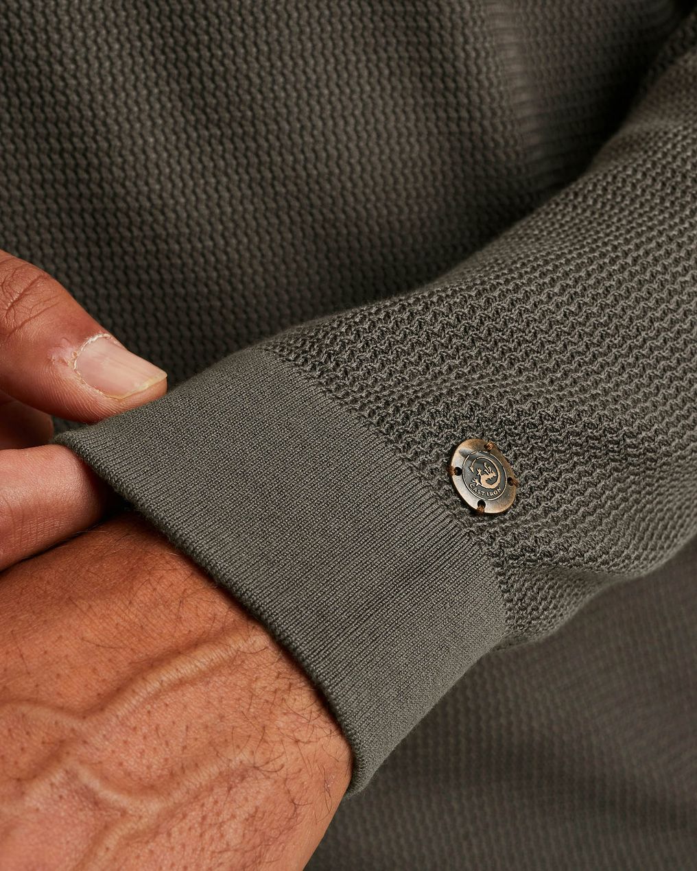 Cast Iron Polo Lange mouw