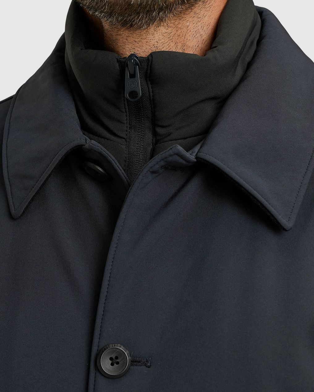 Cast Iron Gewatteerde jas