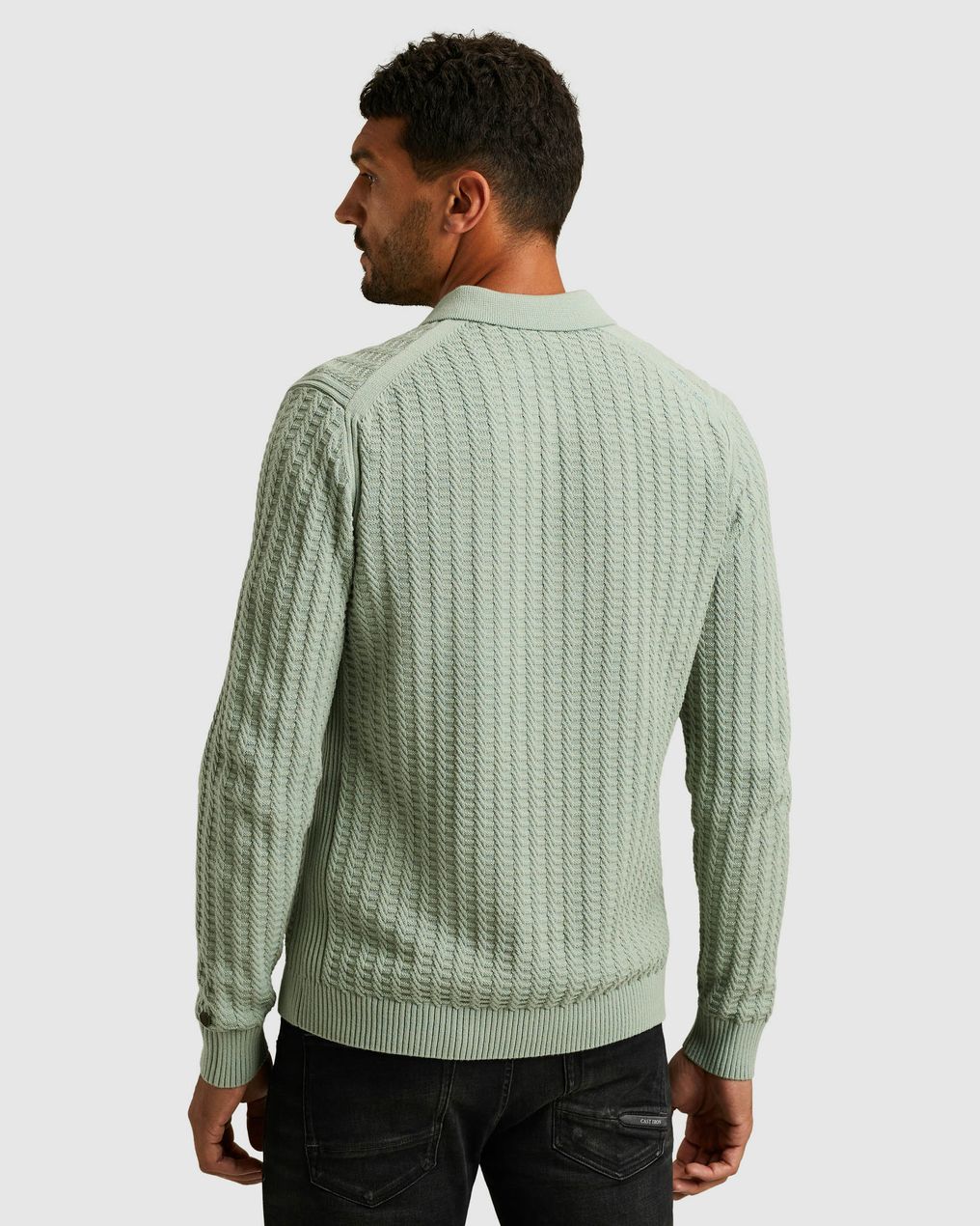 Cast Iron Polo Lange mouw