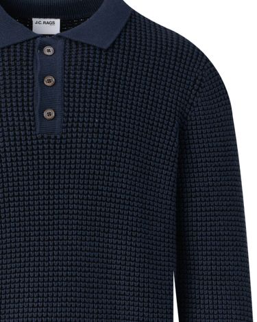J.C. RAGS Polo Lange mouw