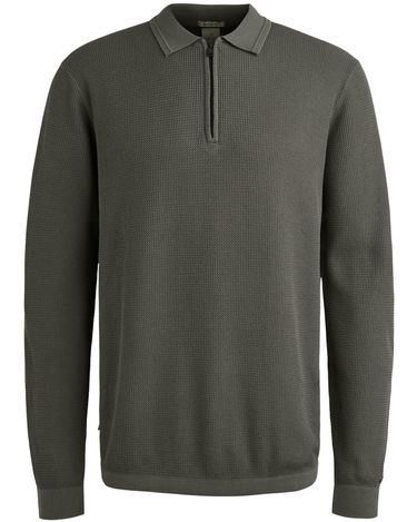 Cast Iron Polo Lange mouw