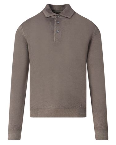 Gran Sasso Polo Lange mouw