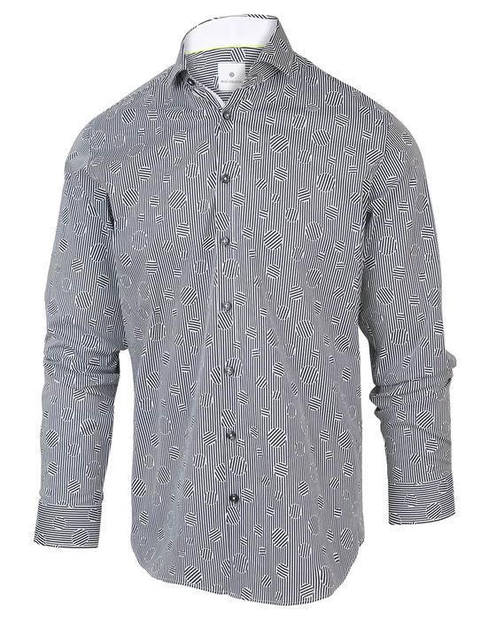 Blue Industry Casual Overhemd LM