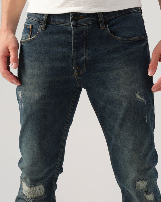 J.C. Rags Joah Heavy washed scraped Jeans