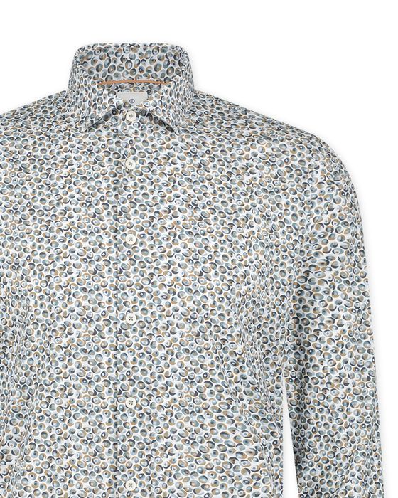 Blue Industry Casual Overhemd LM