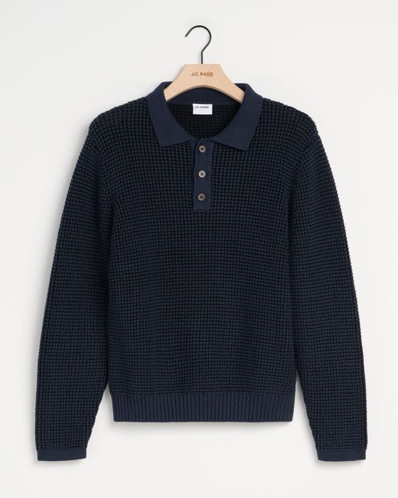 J.C. RAGS Polo Lange mouw