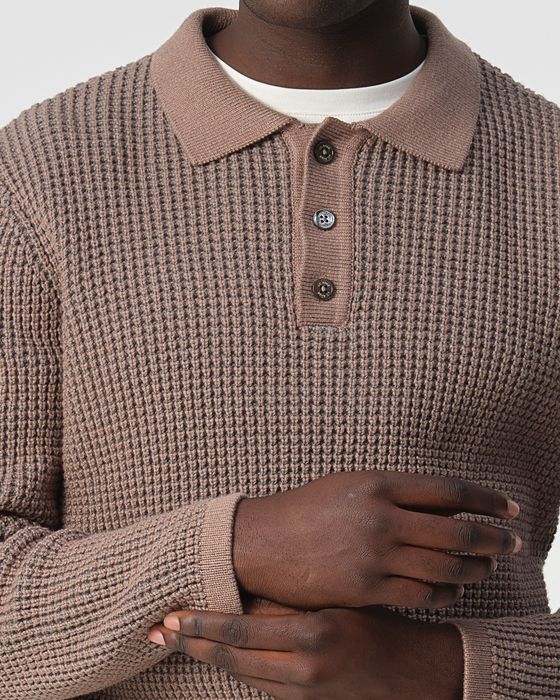 J.C. RAGS Polo Lange mouw