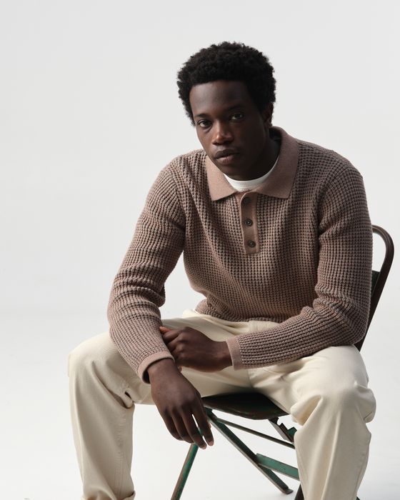 J.C. RAGS Polo Lange mouw