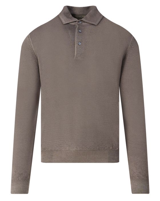 Gran Sasso Polo Lange mouw